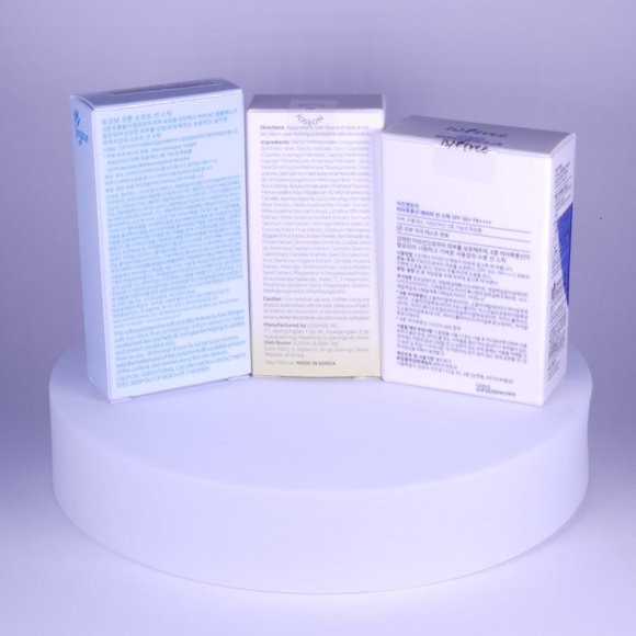 TOCOBO Cotton SunStick+Beauty of Joseon Matte SunStick+Isntree Hyaluron SunStick - Picture 3 of 4